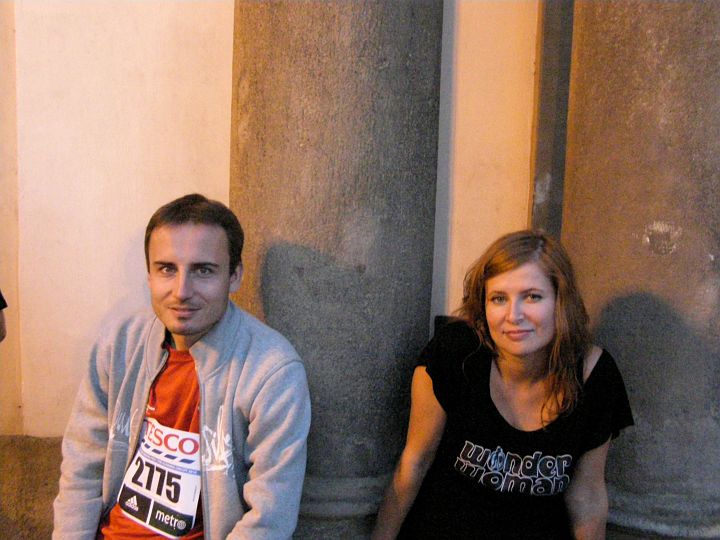 P9110083.JPG - Evička dorazila jako jediná fanynka. Hlídala nám věci, fotila nás a ještě nás podporovala. Moc ji za to děkujeme.