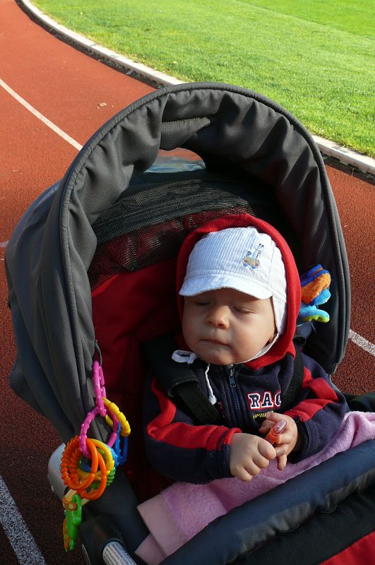 P1110170.JPG - Přemýšlí, jestli závody prospí.