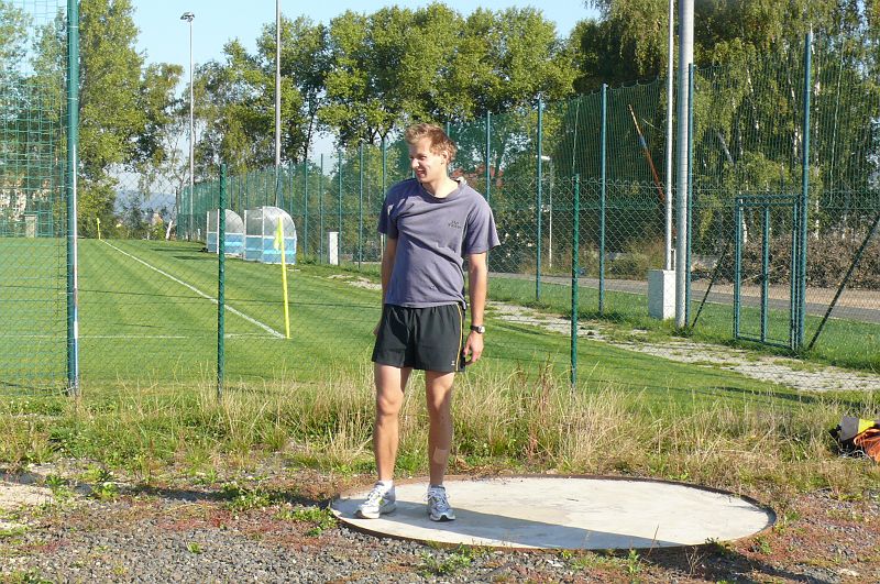 P1110188.JPG - Lukáš nevypadá příliš spokojeně se svým výkonem.