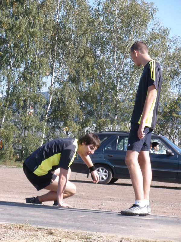 P9260234.JPG - Jarda přemlouvá Ráďa, ať se vrátí a vypadá to, že úspěšně.